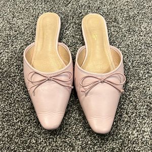 Lulus 10 Baby Pink Mules